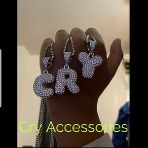 Bubble Letter Initial Chains Different Lengths A-Z